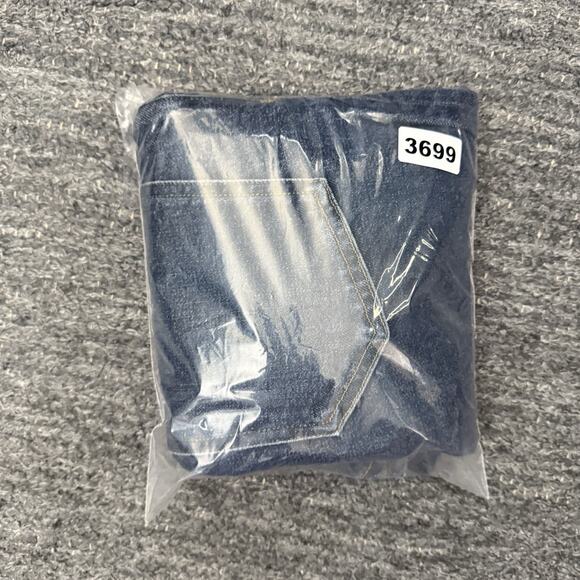 Agolde Riley Jeans Women 26 Long Tall Blue Denim Straight Dark Wash Stretch - Picture 12 of 12